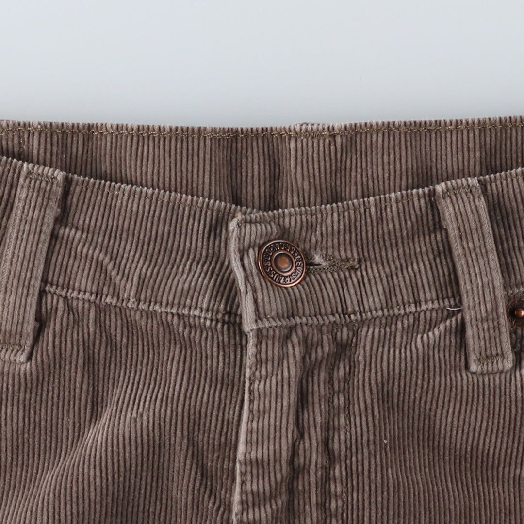 Levi's 751 Corduroy Pants, Men's, Size W33 cotton Khaki type Vintage Second Hand