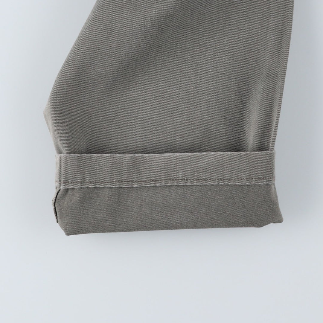 Ralph Lauren POLO by Ralph Lauren ANDREW PANT, two-pleat chino pants, men's, W32 equivalent cotton Khaki type sage green Vintage Second Hand