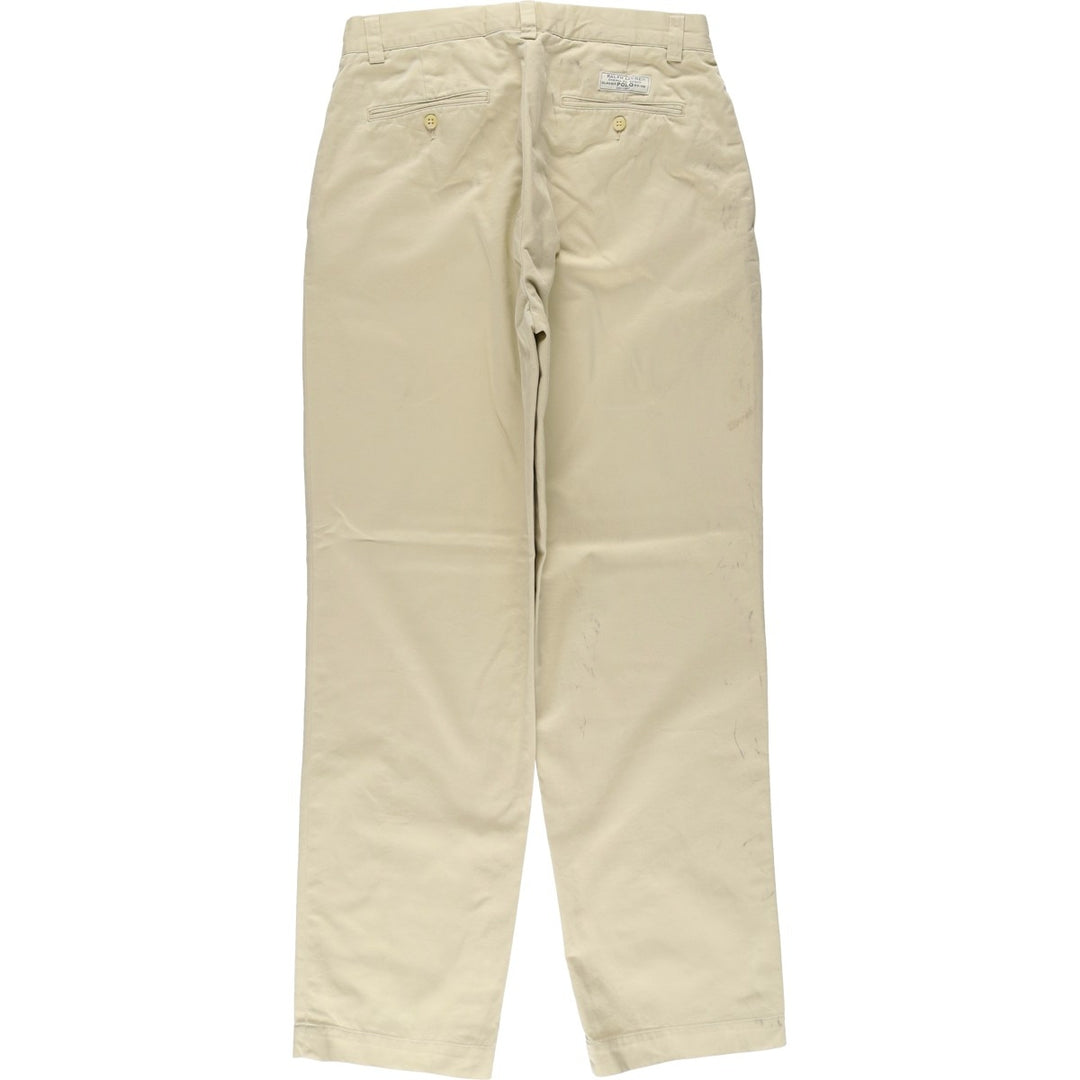 Ralph Lauren POLO by Ralph Lauren POLO GI PANT Chino Pants Men's Size W32 cotton Beige type Vintage Second Hand