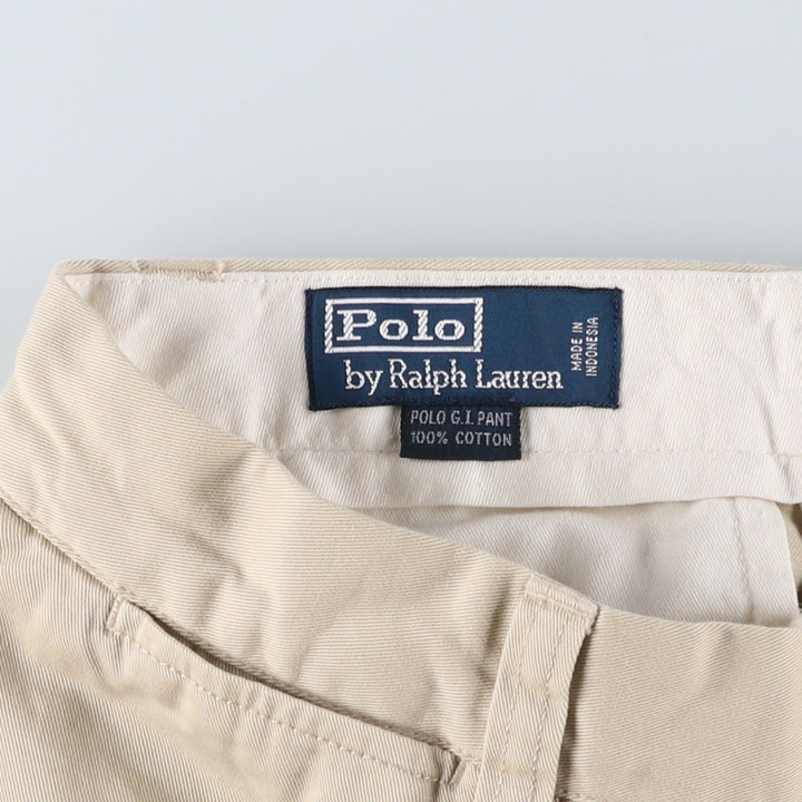 Ralph Lauren POLO by Ralph Lauren POLO GI PANT Chino Pants Men's Size W32 cotton Beige type Vintage Second Hand