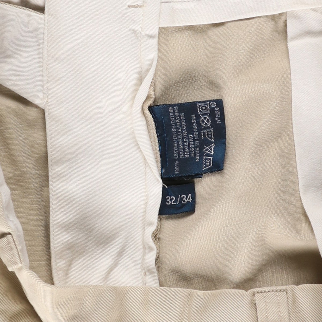 Ralph Lauren POLO by Ralph Lauren POLO GI PANT Chino Pants Men's Size W32 cotton Beige type Vintage Second Hand