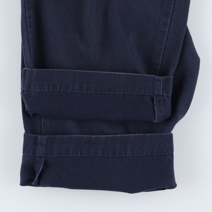 Ralph Lauren Polo Ralph Lauren Andrew Two-pleat Chino Pants Men's W35 cotton navy blue type Vintage Second Hand