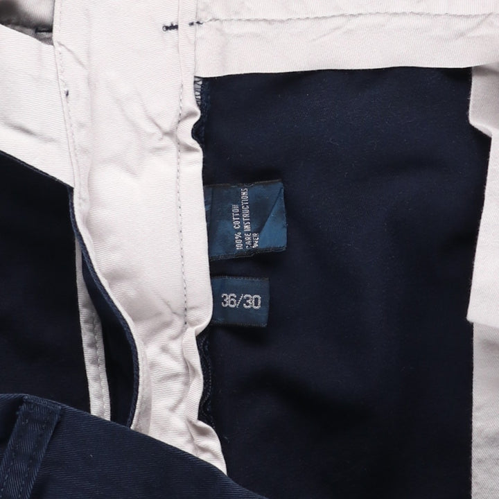 Ralph Lauren POLO by Ralph Lauren PROSPECT PANT Chino pants for men, equivalent to w36 cotton navy blue type Vintage Second Hand