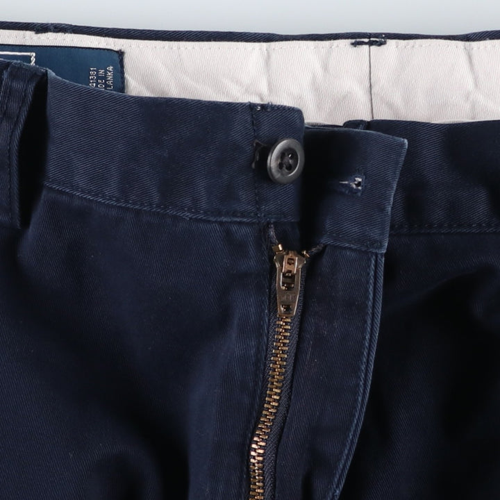 Ralph Lauren POLO by Ralph Lauren PROSPECT PANT Chino pants for men, equivalent to w36 cotton navy blue type Vintage Second Hand