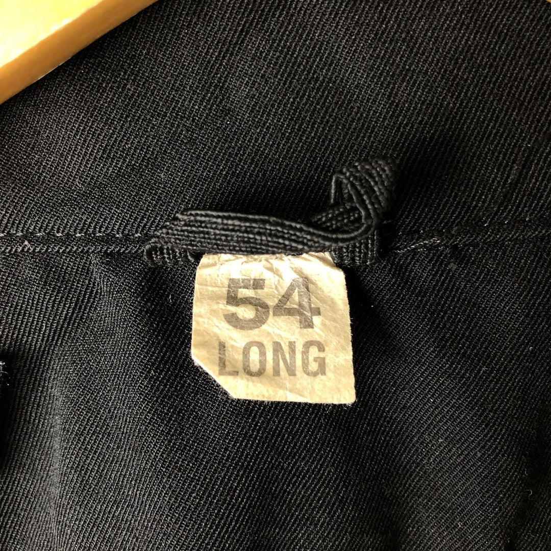Swing Top Military Utility Jacket, Size 54 Long, Men's XL unclear black type Vintage Second Hand