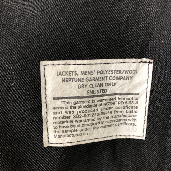 Swing Top Military Utility Jacket, Size 54 Long, Men's XL unclear black type Vintage Second Hand