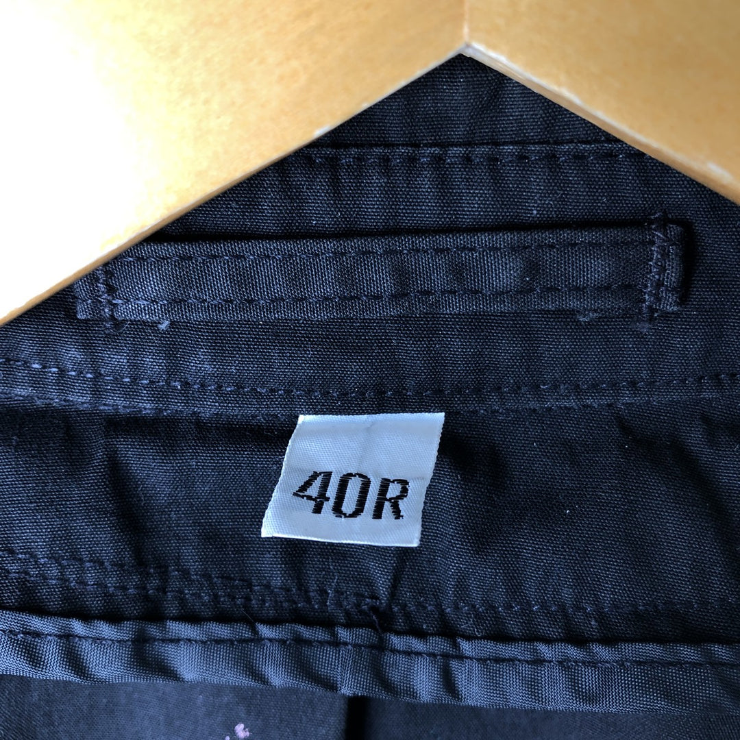 Military jacket 40R Men's size M unclear black type Vintage Second Hand
