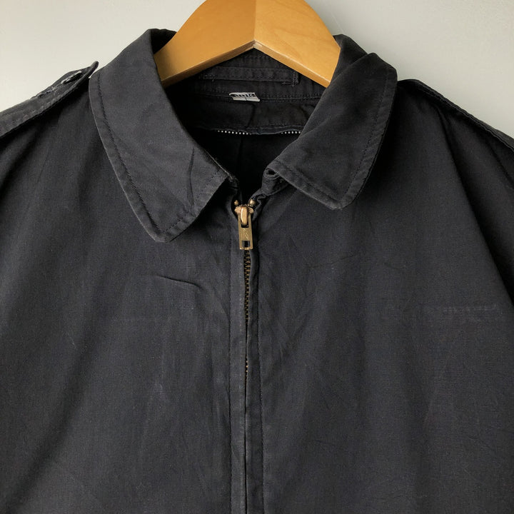 Military jacket 40R Men's size M unclear black type Vintage Second Hand