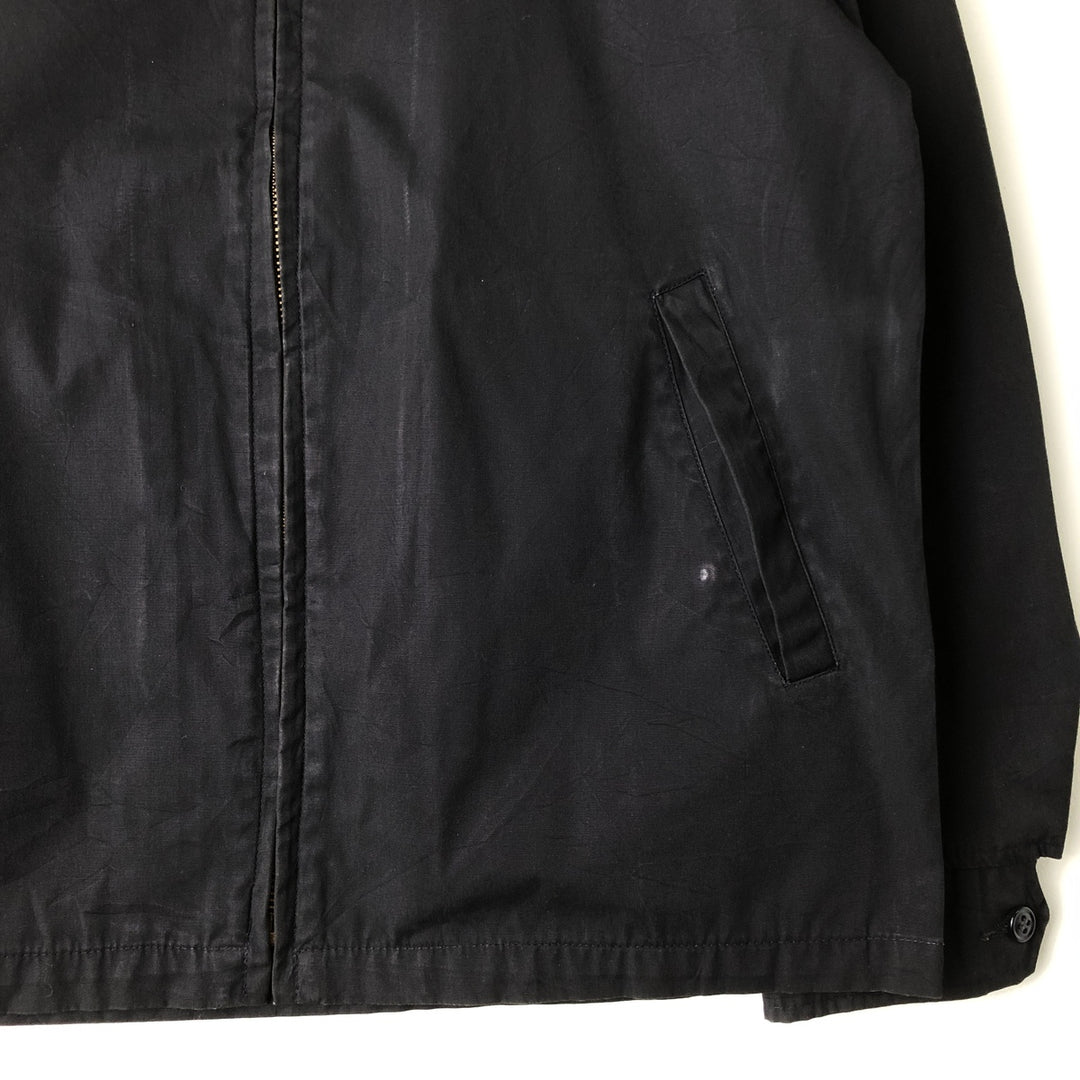Military jacket 40R Men's size M unclear black type Vintage Second Hand