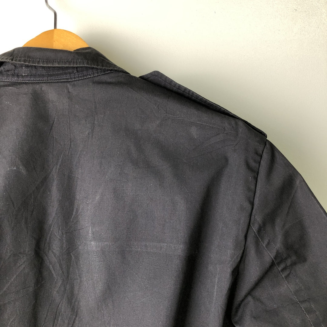 Military jacket 40R Men's size M unclear black type Vintage Second Hand