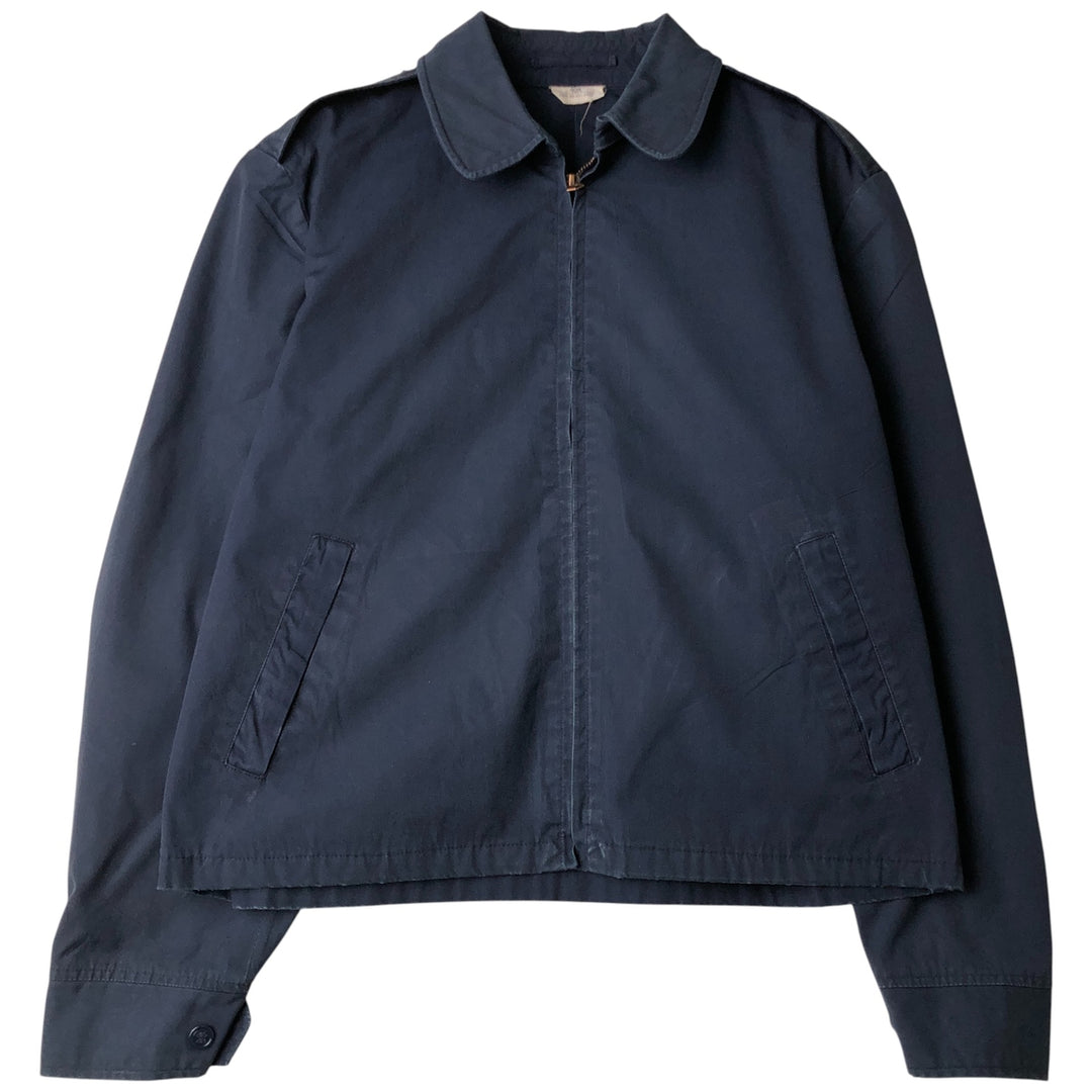 Military Lightweight Jacket, 40R, Men's Size M polyester navy blue type Vintage Second Hand