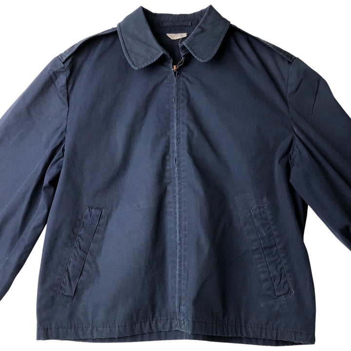 Military Lightweight Jacket, 40R, Men's Size M polyester navy blue type Vintage Second Hand