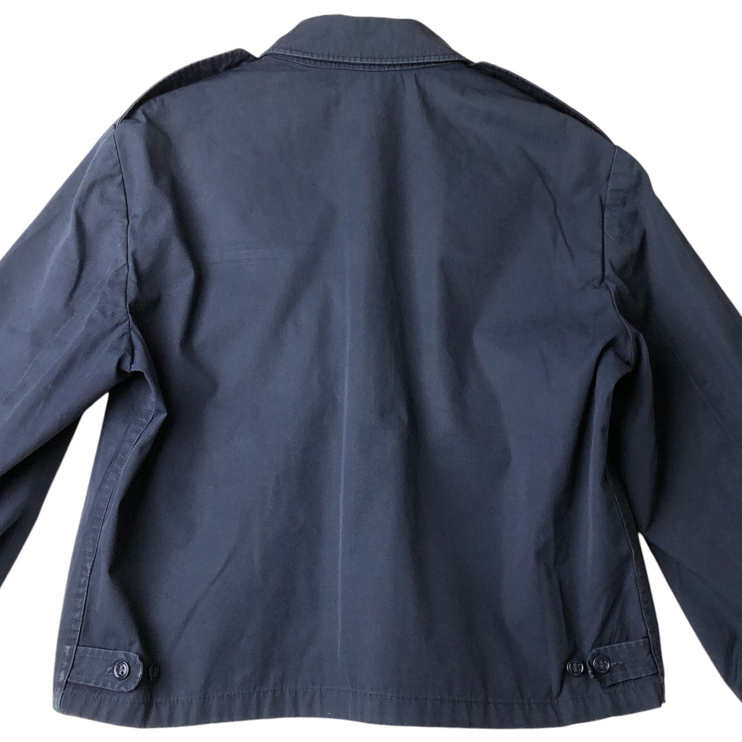 Military Lightweight Jacket, 40R, Men's Size M polyester navy blue type Vintage Second Hand