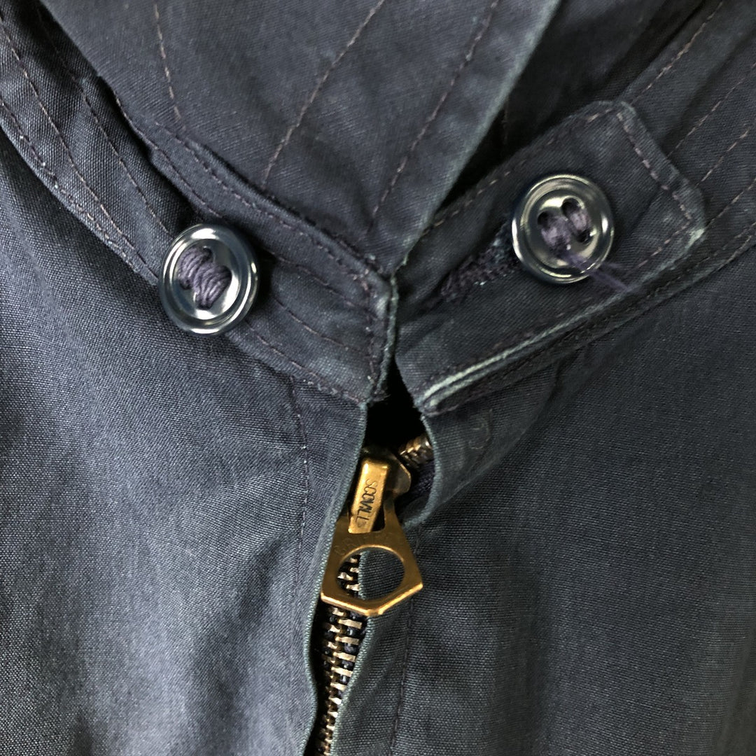 Military Lightweight Jacket, 40R, Men's Size M polyester navy blue type Vintage Second Hand