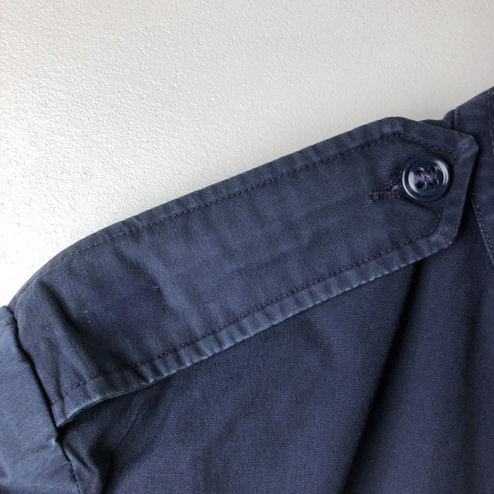 Military Lightweight Jacket, 40R, Men's Size M polyester navy blue type Vintage Second Hand