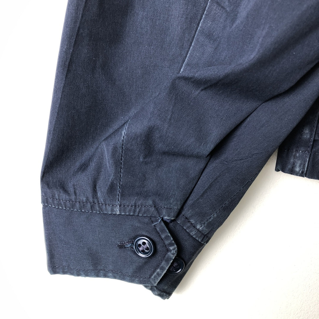 Military Lightweight Jacket, 40R, Men's Size M polyester navy blue type Vintage Second Hand