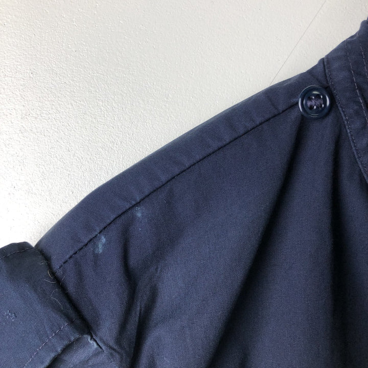 Military Lightweight Jacket, 40R, Men's Size M polyester navy blue type Vintage Second Hand