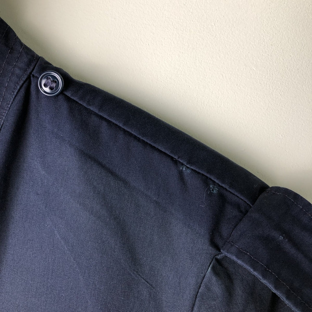 Military Lightweight Jacket, 40R, Men's Size M polyester navy blue type Vintage Second Hand