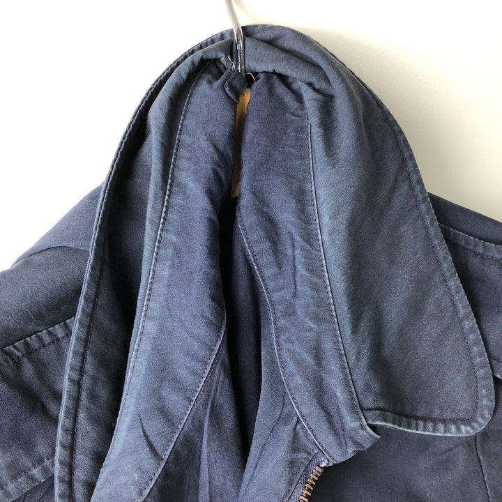 Military Lightweight Jacket, 40R, Men's Size M polyester navy blue type Vintage Second Hand