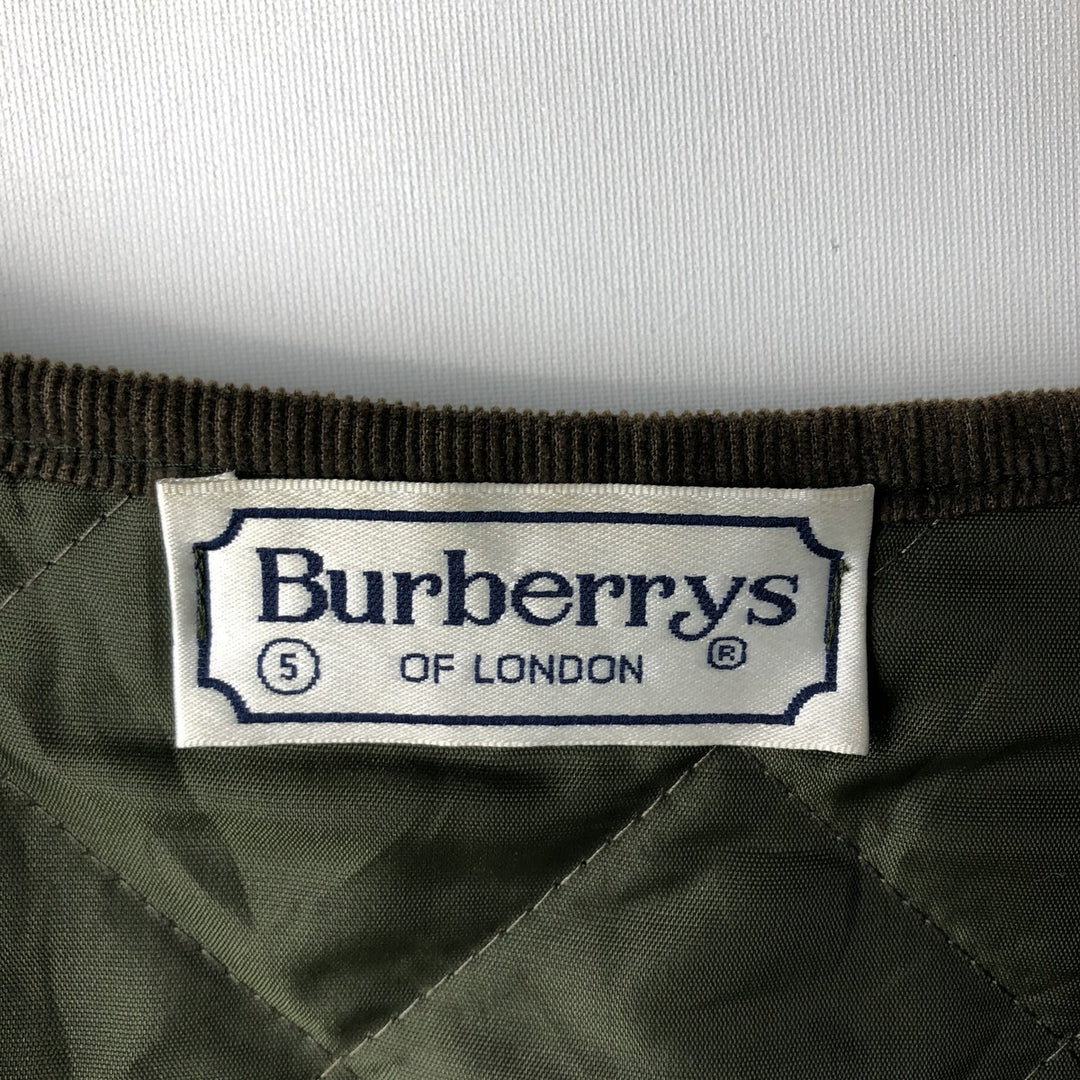 Burberry's BURBERRYS OF LONDON Open-Front Acrylic Vest, Men's Size M acrylic Khaki type Vintage Second Hand