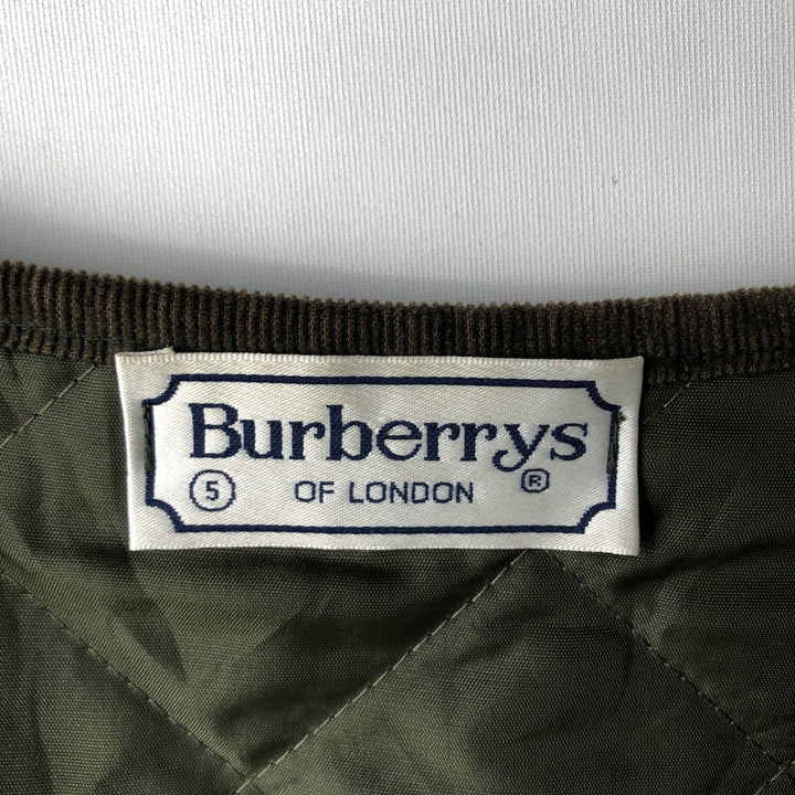 Burberry's BURBERRYS OF LONDON Open-Front Acrylic Vest, Men's Size M acrylic Khaki type Vintage Second Hand