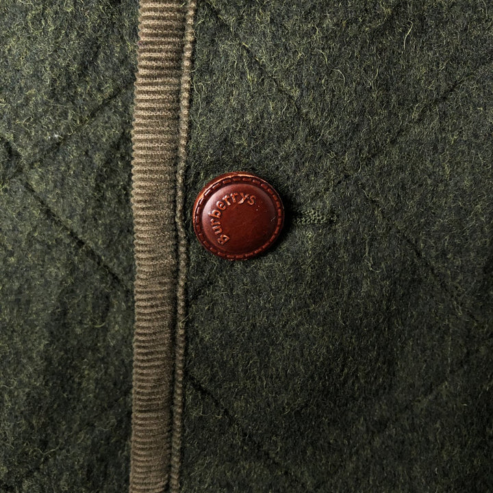 Burberry's BURBERRYS OF LONDON Open-Front Acrylic Vest, Men's Size M acrylic Khaki type Vintage Second Hand