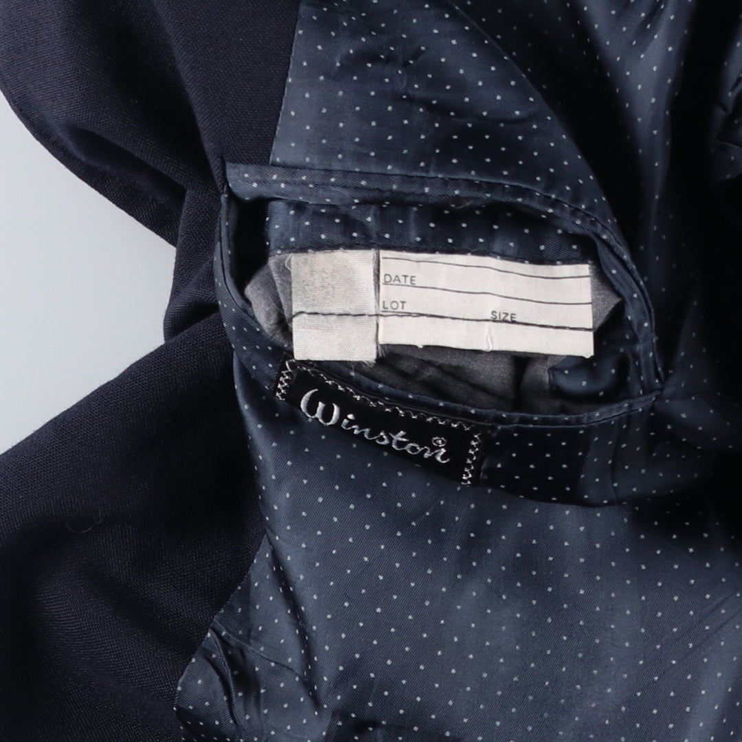 Winston Navy Blazer, Tailored Jacket, Men's Size Medium unclear navy blue type Vintage Second Hand