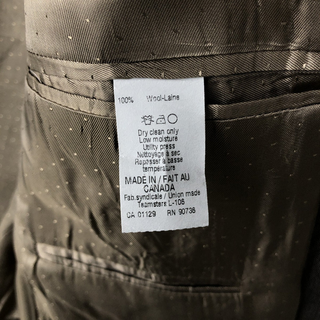 2000s~ Calvin Klein wool tailored jacket, made in Canada, men's size M wool gray type Vintage Second Hand