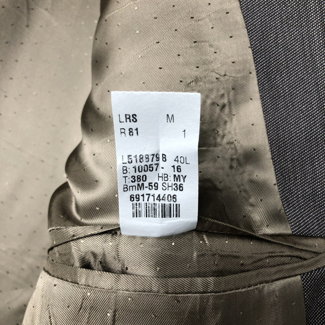 2000s~ Calvin Klein wool tailored jacket, made in Canada, men's size M wool gray type Vintage Second Hand