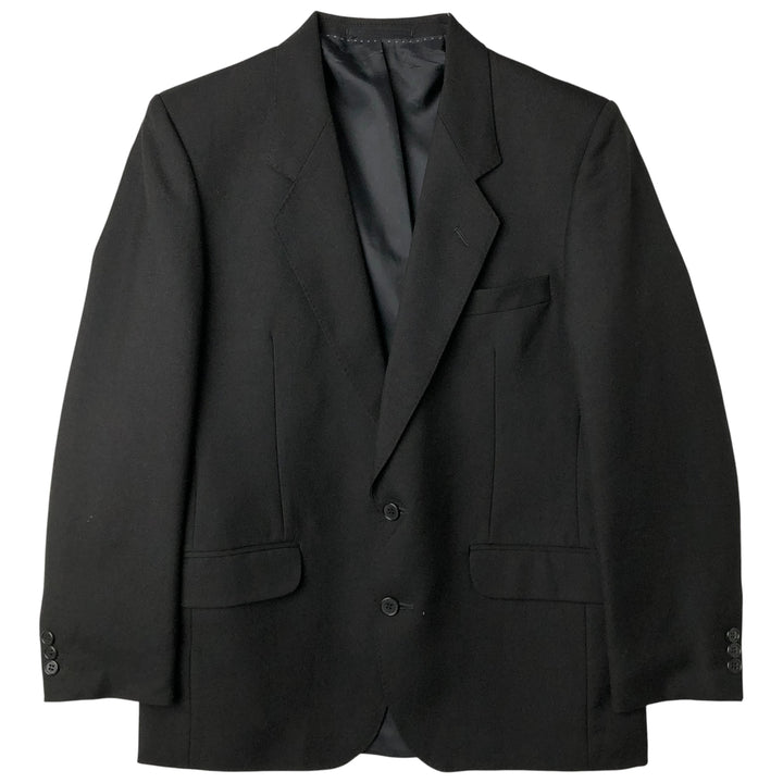 Centaur Polyester/Wool Tailored Jacket, Made in the UK, Men's Size Small polyester black type Vintage Second Hand