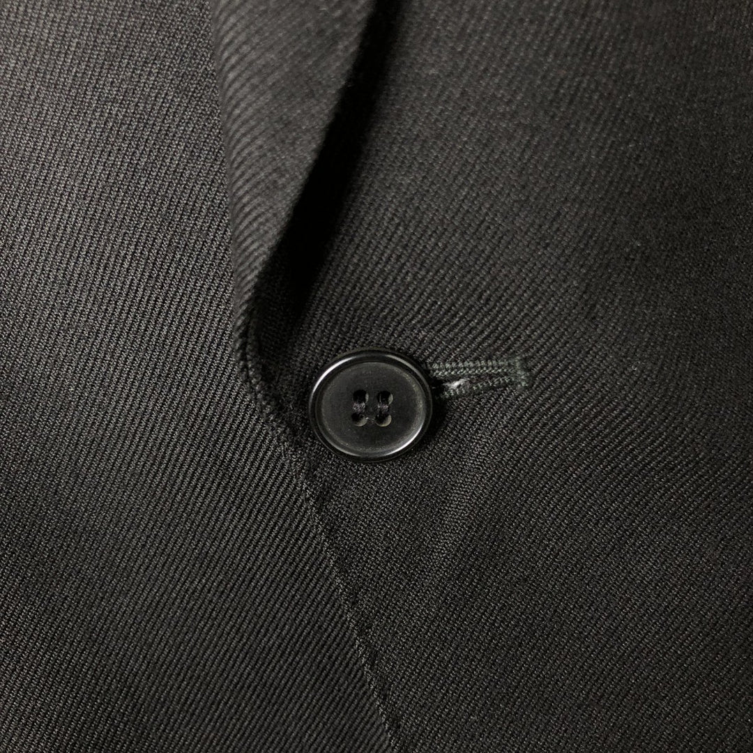 Centaur Polyester/Wool Tailored Jacket, Made in the UK, Men's Size Small polyester black type Vintage Second Hand