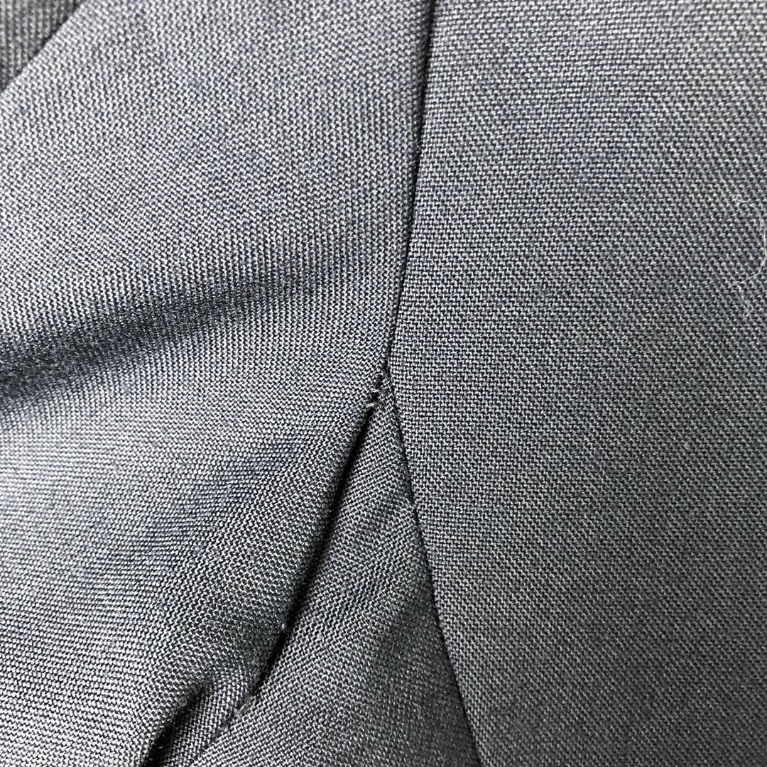 Stanley Blacker Peak Lapel Double-Breasted Tailored Jacket, Made in USA, Men's Size Medium unclear navy blue type Vintage Second Hand