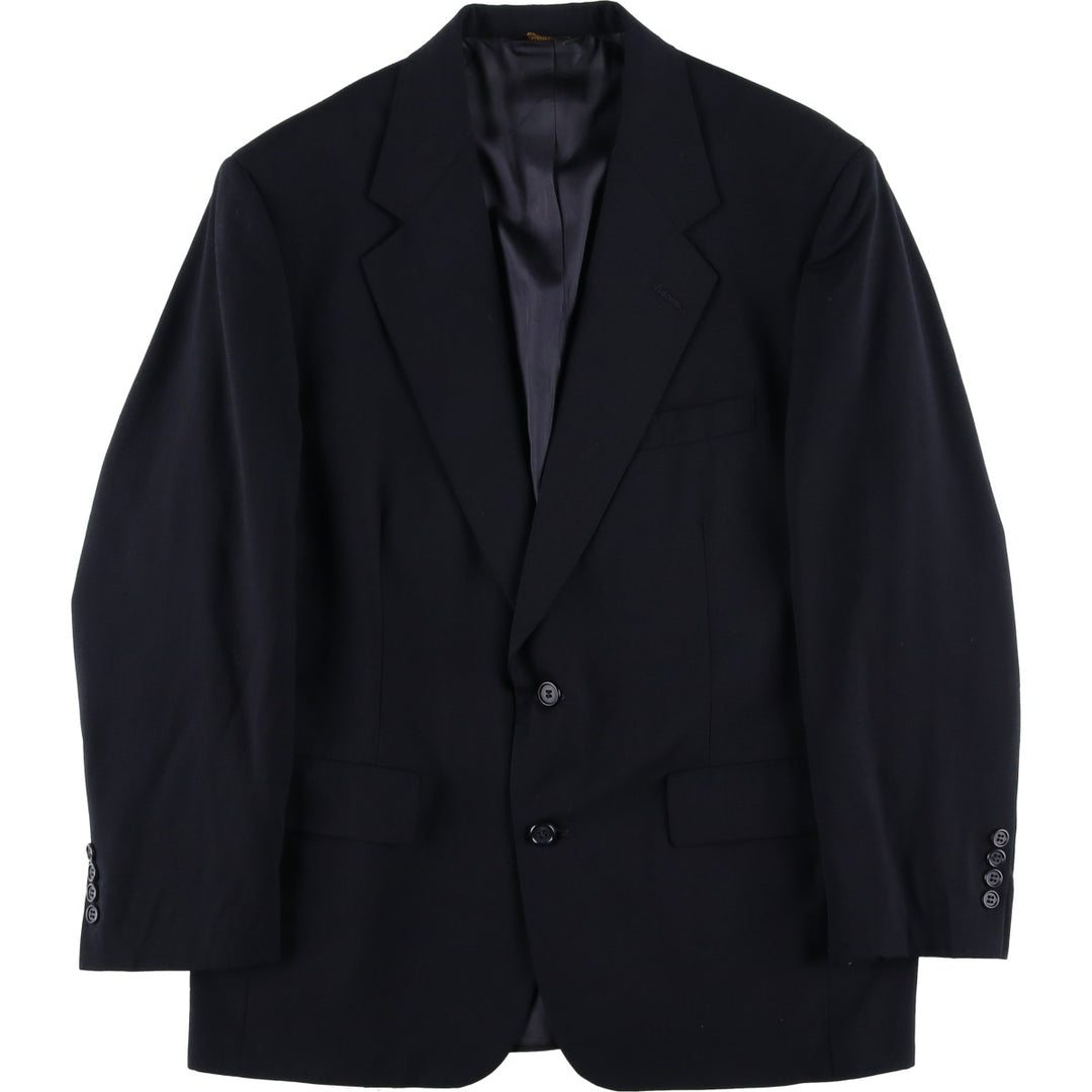 Palm Beach wool tailored jacket, made in the USA, men's size M wool black type Vintage Second Hand