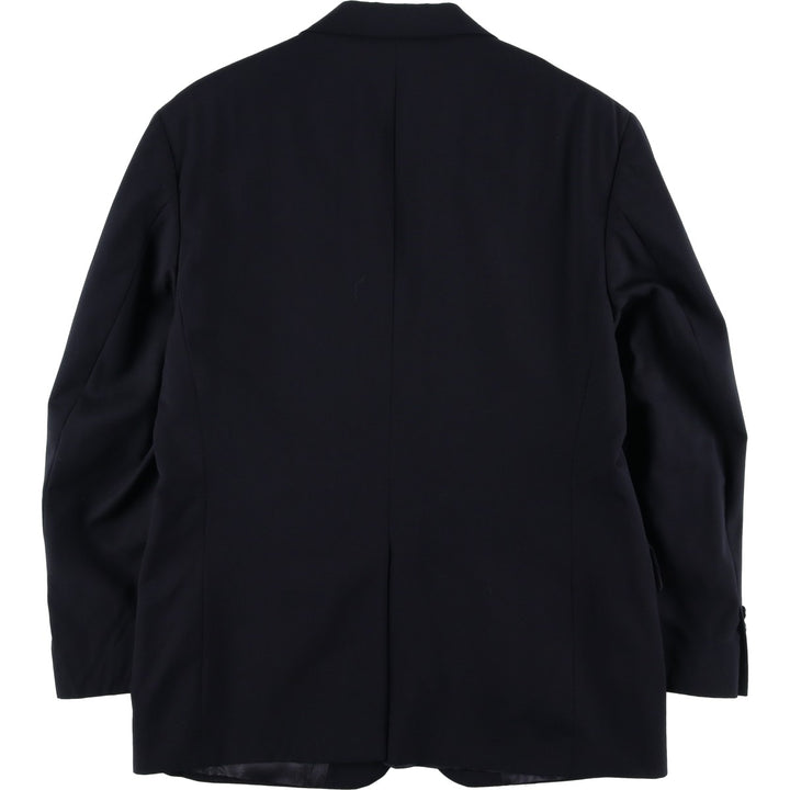Palm Beach wool tailored jacket, made in the USA, men's size M wool black type Vintage Second Hand
