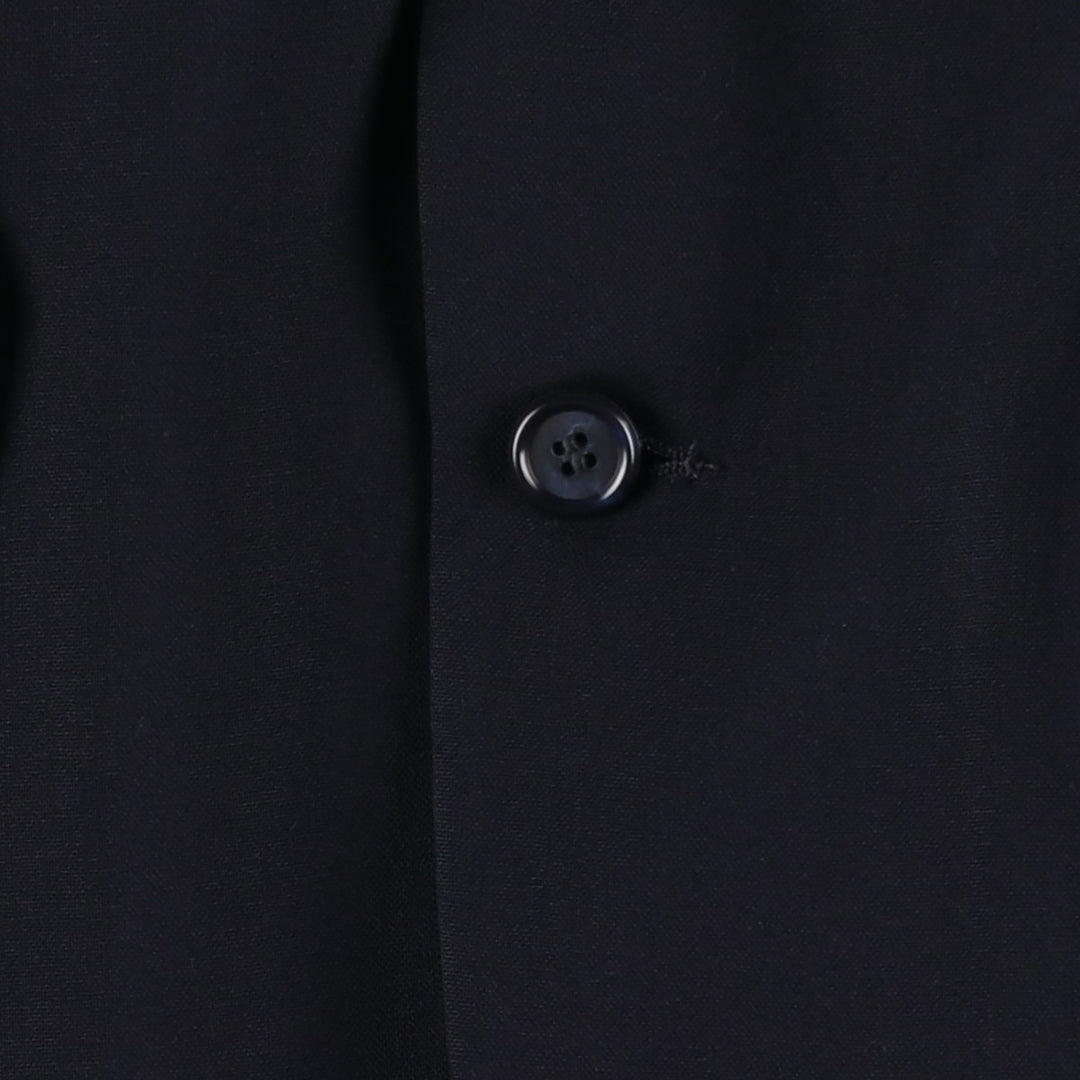 Palm Beach wool tailored jacket, made in the USA, men's size M wool black type Vintage Second Hand