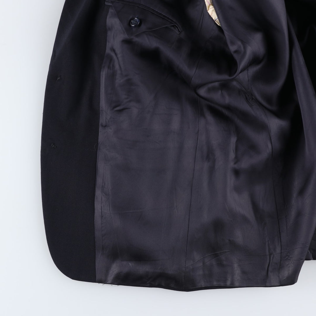 Palm Beach wool tailored jacket, made in the USA, men's size M wool black type Vintage Second Hand