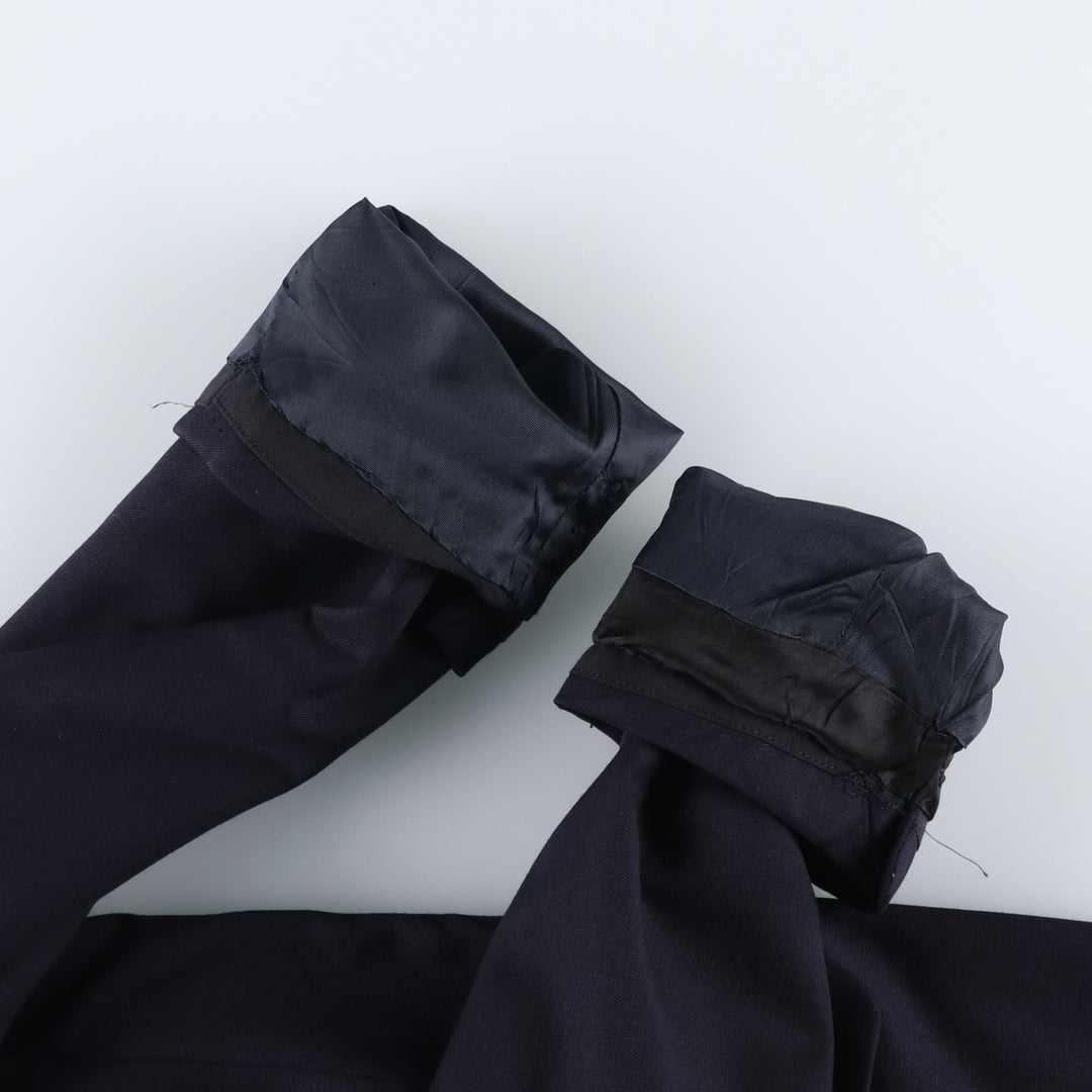BOTANY 500 Navy Blazer, Tailored Jacket, Made in Canada, Men's Size Medium wool navy blue type Vintage Second Hand