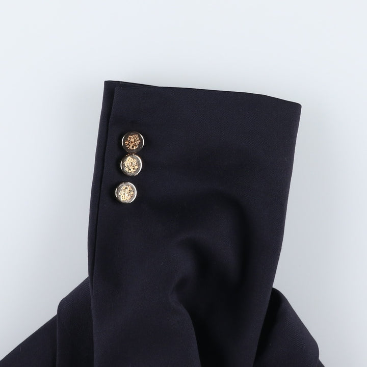 BOTANY 500 Navy Blazer, Tailored Jacket, Made in Canada, Men's Size Medium wool navy blue type Vintage Second Hand