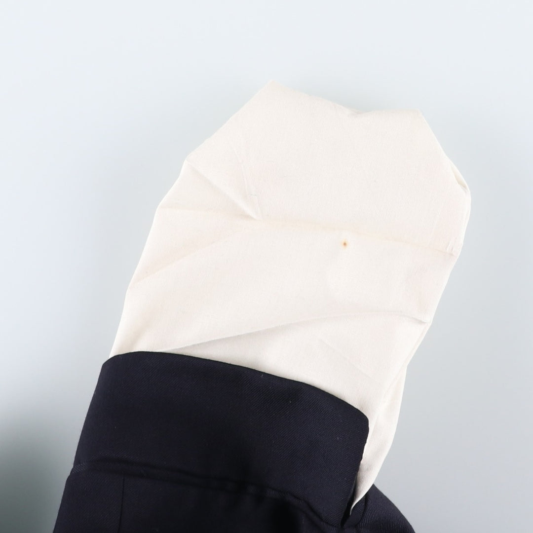 BOTANY 500 Navy Blazer, Tailored Jacket, Made in Canada, Men's Size Medium wool navy blue type Vintage Second Hand