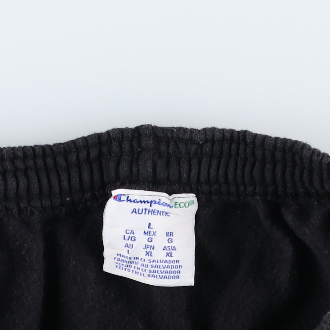 Champion ECO AUTHENTIC sweatpants, women's size L cotton black type Vintage Second Hand