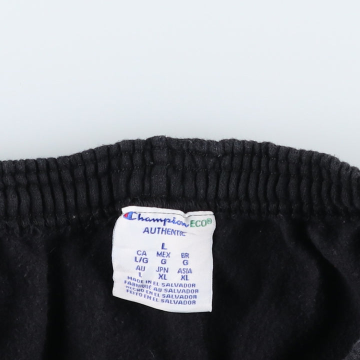 Champion ECO AUTHENTIC sweatpants, women's size L cotton black type Vintage Second Hand