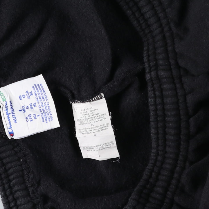 Champion ECO AUTHENTIC sweatpants, women's size L cotton black type Vintage Second Hand
