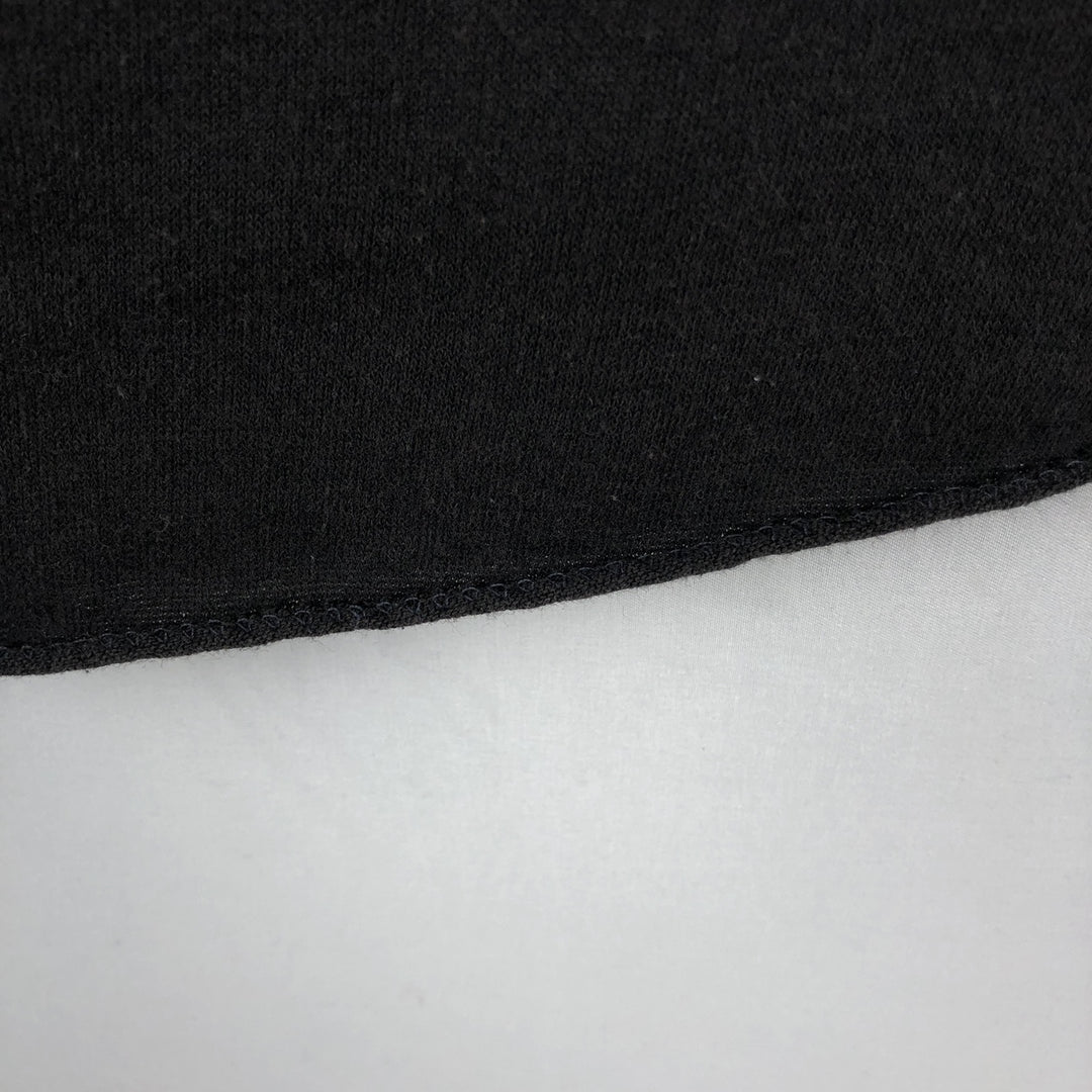 80s-90'S 1st String IOWA (University of Iowa) Half-Sleeve College T-Shirt Ringer T-Shirt Made in USA Men's XL Equivalent Vintage unclear black type Vintage Second Hand
