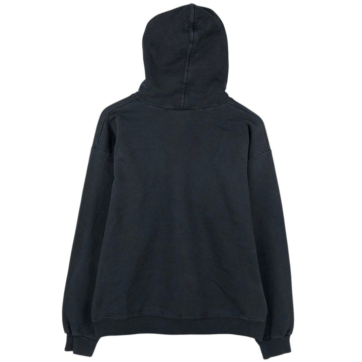Thrasher Fire Pattern Pullover Hoodie, Men's Size M cotton black type Vintage Second Hand