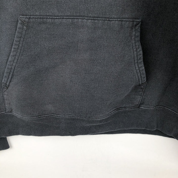 Thrasher Fire Pattern Pullover Hoodie, Men's Size M cotton black type Vintage Second Hand