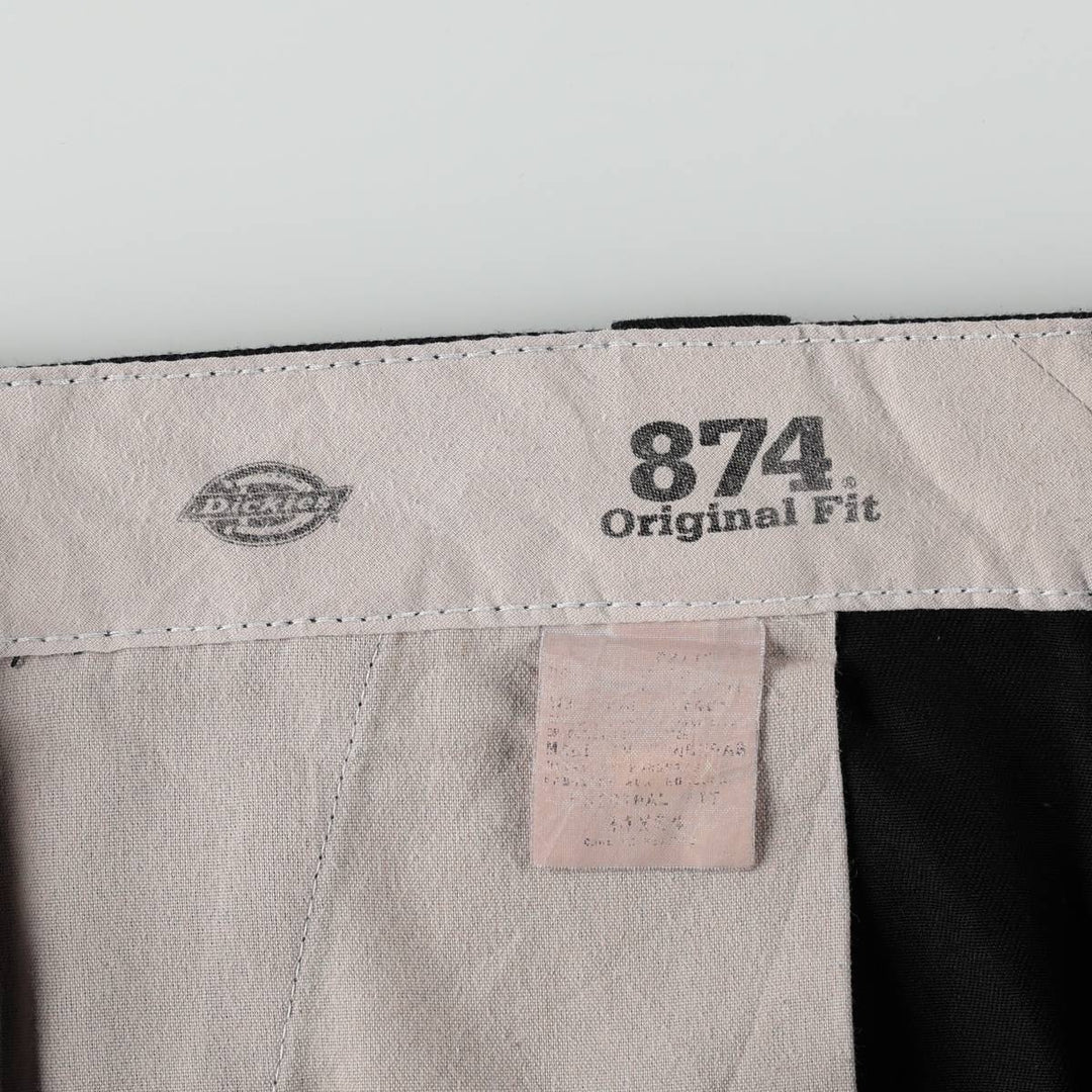 Dickies 874 Original Fit Work Pants, Men's, Size W34 unclear black type Vintage Second Hand