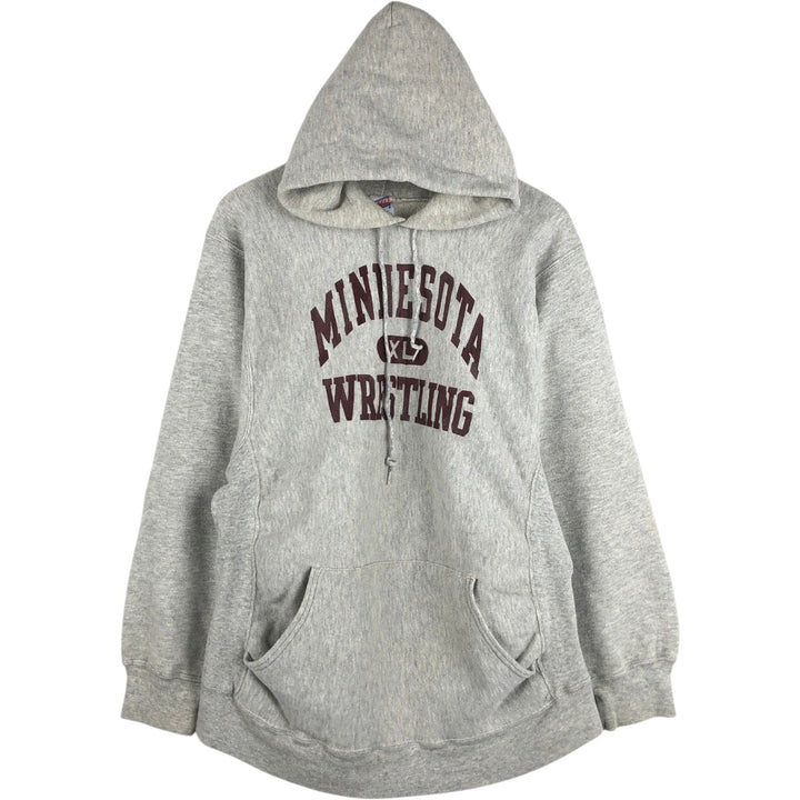 SOFFE SUPER SWEATS MINNESOTA University of Minnesota College Sweatshirt Pullover Hoodie, Made in USA, Men's XL equivalent. cotton pale white type Vintage Second Hand