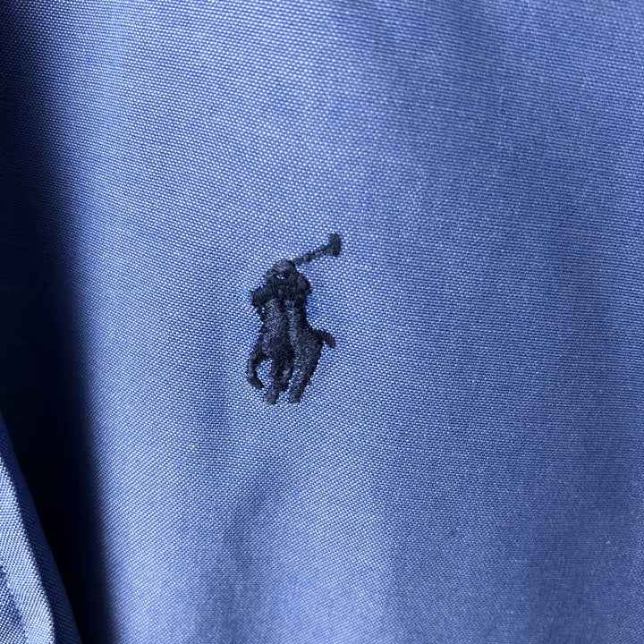Ralph Lauren YARMOUTH long sleeve button down shirt, men's XL size cotton blue type Vintage Second Hand