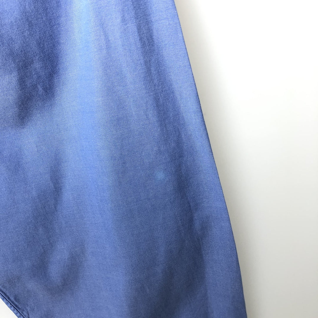 Ralph Lauren YARMOUTH long sleeve button down shirt, men's XL size cotton blue type Vintage Second Hand
