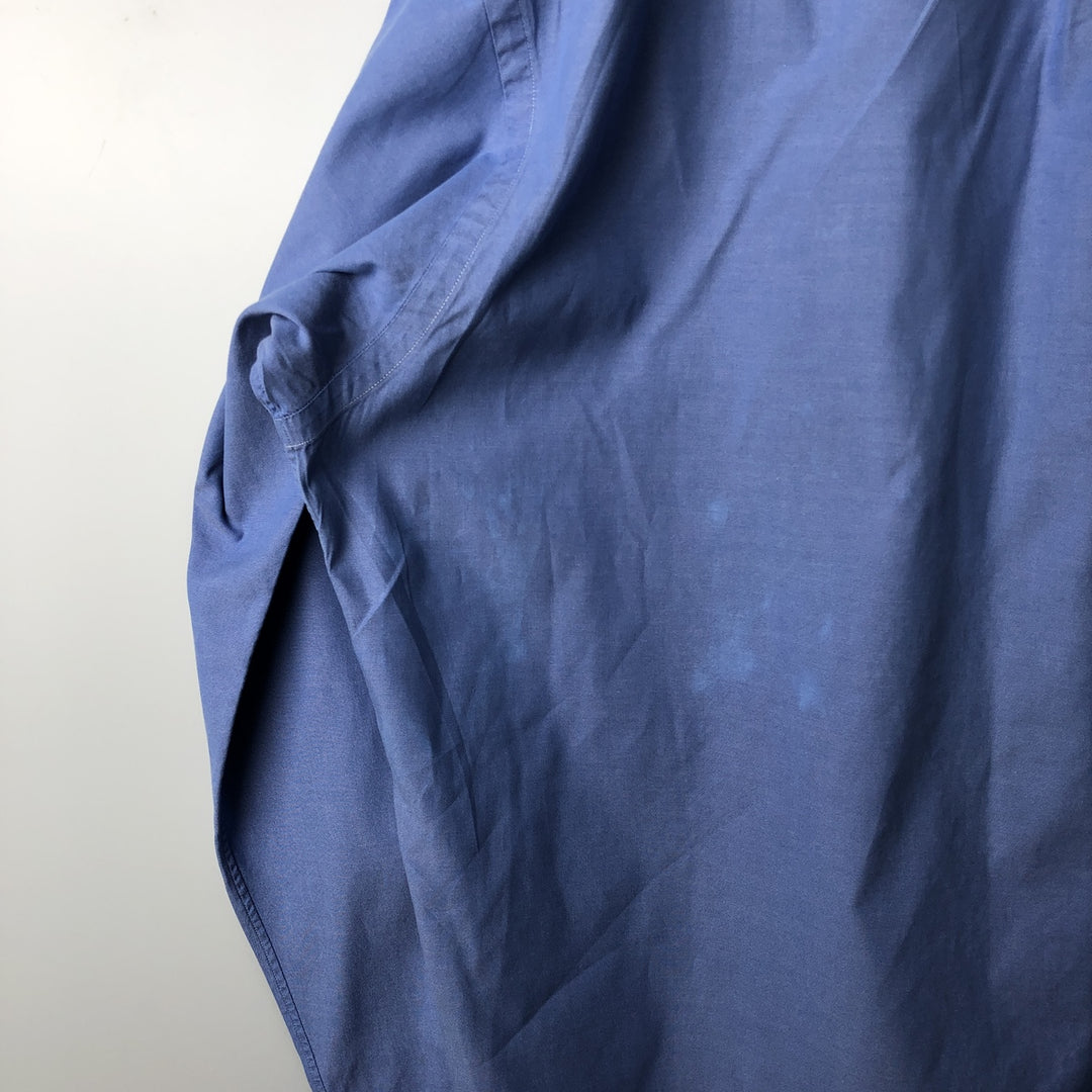 Ralph Lauren YARMOUTH long sleeve button down shirt, men's XL size cotton blue type Vintage Second Hand